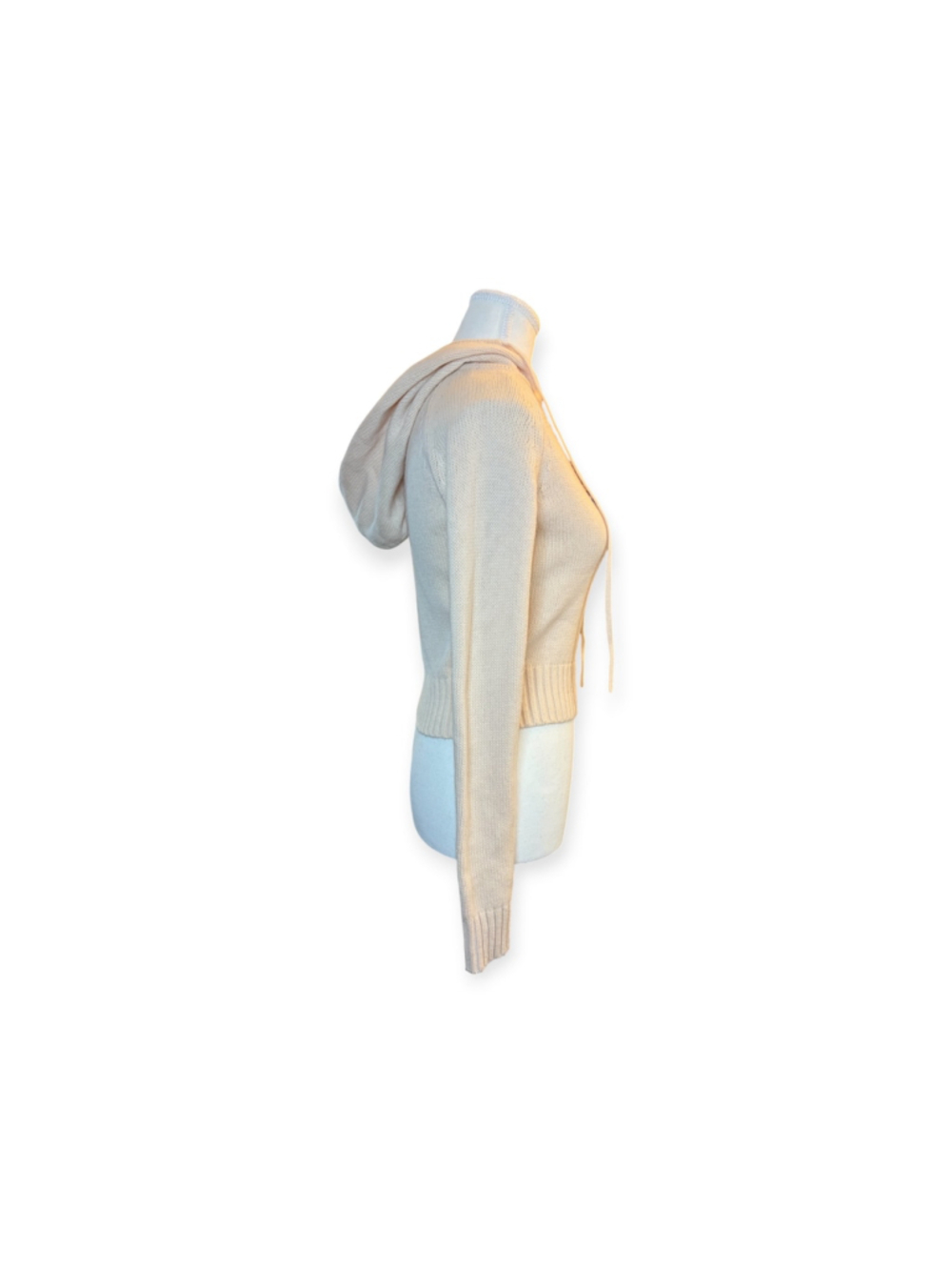 Zimmermann Macadamia Wool Cashmere Hooded Jumper Sweater NWT 0P $625 - Picture 6 of 12